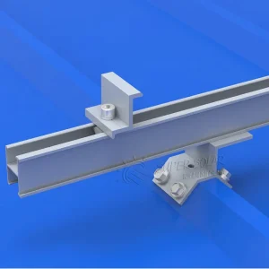 Aluminum Solar Mounting System AL6005-T5 Anodized Steel for Solar Power Systems & Home Framed PV Modules