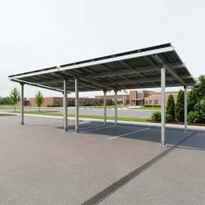 Aluminum Solar Mounting System Carport Solar Canopy