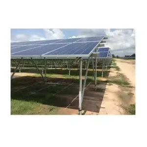 Aluminum Solar Mounting System High Corrosion Resistance Ground-Mounted Solar Panel Bracket 60 m/s Wind Resistance