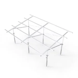 Aluminum Solar PV Ground Mounting Bracket System