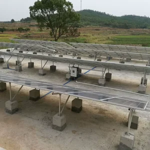 Aluminum Solar Panel Ground Mount Racking Structure for Commercial Solar Power Plant