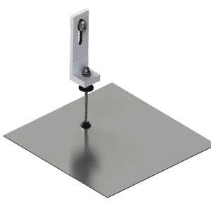 Aluminum Solar Panel Mounting Racking System for Asphalt Shingle Roof with PV Mount Bracket, L-Feet, and Waterproof Flashing