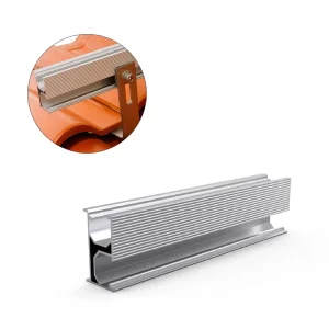 Aluminum Solar Panel Mounting Rail Bracket for PV Energy System Roof Support