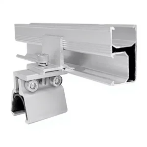 Aluminum Solar Rail Connector Splice Clamp Kit for Roof Mounting