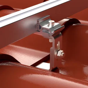 Aluminum and Stainless Steel Tile Roof Solar Panel Mounting Rail System