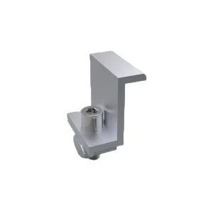 Anodized Aluminum Mid Clamps and End Clamps for Solar Panel Mounting Systems