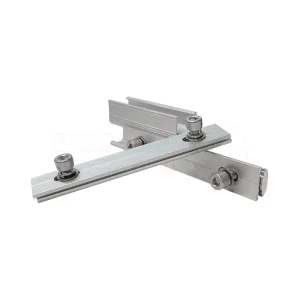 Anodized Aluminum Solar Panel Mounting Rail Connector