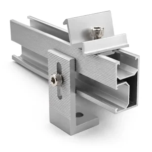 Anodized Aluminum and Stainless Steel Solar Panel Roof Mounting Bracket Kit