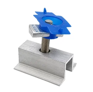 Anodized Solar Panel Mid and End Clamp Installation Brackets for Vertical and Horizontal Mounting