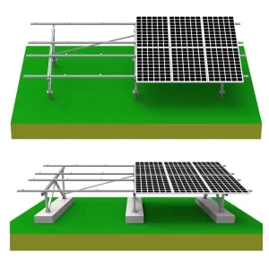Anodized Steel Ground-Mount Solar PV Racking System