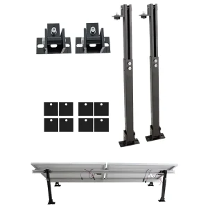 Art Sign Anodized Aluminum Adjustable Solar Bracket Roof Solar Panel Mounting Bracket OEM Customized Angle Solar Accessories
