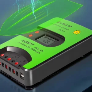 Auto MPPT Hybrid Solar Charge Controller 12V 24V with Bluetooth Wi-Fi LCD and LED Display 20A 30A 40A 3-Year Warranty