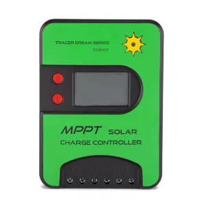 Automatic MPPT Hybrid Solar Charge Controller 12V 24V 15A PV 75V LCD Display ROHS