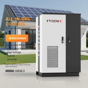 BESS LiFePO4 Battery Energy Storage System 768V 64kWh 241kWh 314Ah High Voltage Air Cooling for Solar Storage