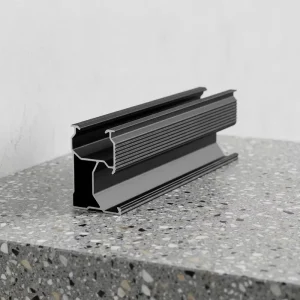 BIPV Building Integrated Photovoltaic Hot Dip Galvanized Zn Al Mg Solar Rail