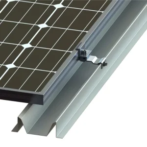 BIPV Solar Rooftop Mounting System with Railing Structure for Energy Generation