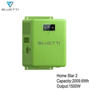 BLUETTI Home Star 2 .6Wh 1500W Wall Mounted Off Grid Solar Battery Backup System 230V Single Phase SHS