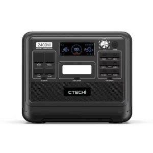 Backup 2400W Portable Power Station Built in 2048Wh LiFePO4 Lithium Battery Pack Expandable Solar Generator