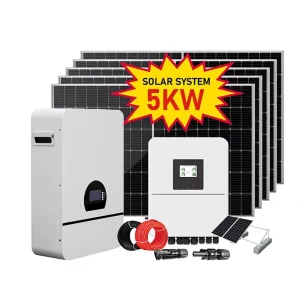 Balcony Hybrid Off-grid Solar Energy Storage System With MPPT Controller 5kW 3kW 10kW 6kW Battery Kit