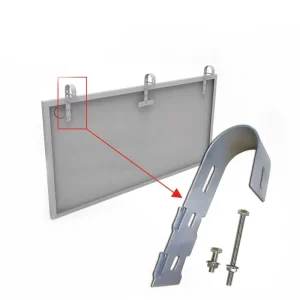 Balcony Power Plant Hook Bracket for Round Railings Solar Panel Holder