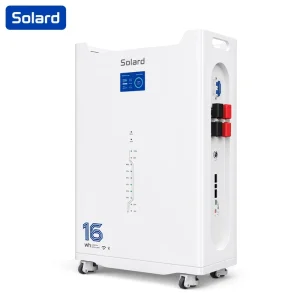 Bar Hybrid 16KWh 51.2V 314Ah Solard WIFI 8000 Cycles Maintenance Free Safe Operation Solar Battery Storage