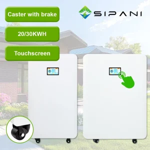 Batterie Solaire 30kWh 48V/51.2V LiFePO4 Split CAN Home Solar Power Lithium Ion Inverter 15kVA Energy Storage Battery