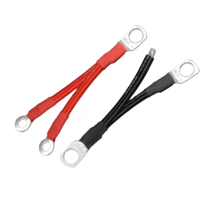Battery Inverter Cables 8 6 4 2 1 Awg Stranded Copper Wire Connectors for Automotive RV Marine Starters Solar Energy