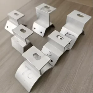Bestselling Jingshuo High Quality Hot Dip Galvanized Aluminum Photovoltaic Solar Panel Metal Roof Clamps Mounting Solar System