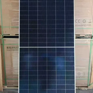 Bifacial 580W 590W 600W Solar Panels Half Cell Panels Solar Power Panel Kits for Home