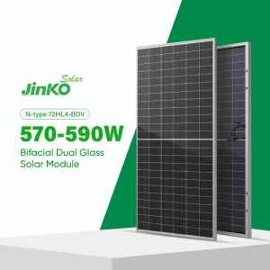 Bifacial Dula Glass Solar Panels 570W 580W 585 Watt N Type High Power Solar Panel for