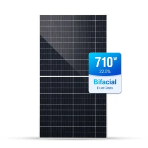 Bifacial Glass Solar Photovoltaic Panel HJT 540W 550W 660W Solar Panel 700W N Type Solar Cells PV Panels EU 450W