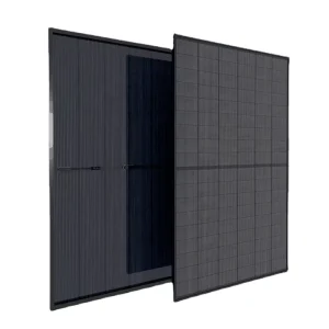 Bifacial PERC BIPV Solar Panels 630W Full Black N Type Mono 132 Cells Half cell Double Glass PV Panel Germany Romania