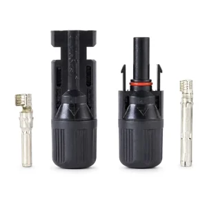 Big Hexagonal Solar Cable Connector Male Female Set PV Connector Kit with Metal Terminal for Photovoltaic System Installation