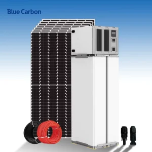 Blue Carbon Solar Energy Storage System 6kW 12kW 18kW Off Grid Solar System With Lithium Battery and Solar Panel