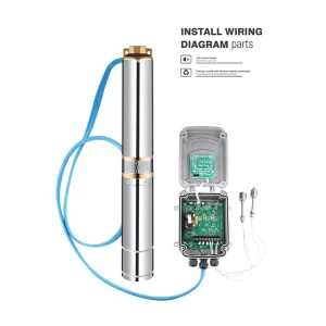 Bomba Solar De Rega Agricultura Dc Submersible Solar Water Centrifugal Pump Impeller for Bore Hole Farming