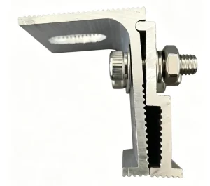 Bulk Standing Seam Solar Clamps Aluminum PV Roof Mounting Clips with Stainless Steel Factory Supply Solar Accessories