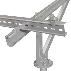 C-Profile Zn-Al-Mg Coated Steel Solar Mounting System