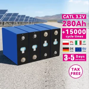 CATL Grade a 3.2V 280AH 340AH LiFePO4 Prismatic Battery Cell 8000 Cycles Deep Cycle OEM Custom for Solar Energy Storage