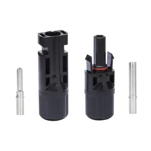 CE IP67 Waterproof Solid Pins 50A 1000V 4mm² 6mm² Panel Cable DC PV Solar Connector For Solar Photovoltaic System
