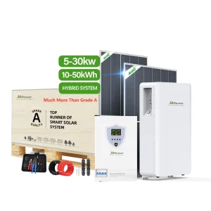 CE Stackable 10kva off Grid Solar Power System 5kwh 10kwh Lifepo4 Battery System Complete Solar System for Houses
