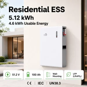 CFE WL 5 5kWh Stackable Split Lithium Battery Pack for Hybrid Grid Solar Backup and off Grid Home Energy Storage System