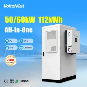 C&I LiFePO4 BESS 60kW 125kW 112-241kWh Off-Grid Air Cooling Energy Storage System
