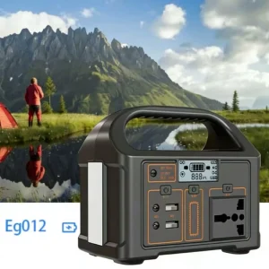 Certified Modified Sine Wave Portable Power Station Solar Generator (Solar Panel Optional) for Outdoor Home Use
