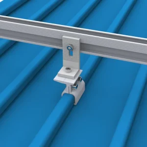 China Supplier Solar Panel Mounting System Standing Seam Roof Clamps Aluminum & Stainless Steel up 60 Slope 10-Year Warranty