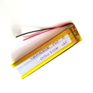 China factory suppliers rechargeable li ion polymer battery 401760 400mah 3.7v for solar cell