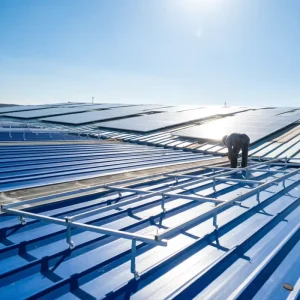 Clip-On Rapid Deployment Solar Panel Mount System for Steel Tile Roof Zn-Al-Mg