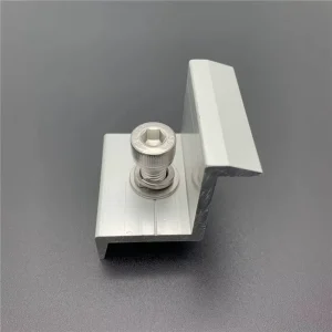 Color Zinc-Aluminum-Magnesium Hot-Dip Galvanized Ground Mounting Mid Clamp End Clamp Fixture Set with 25-Year Warranty