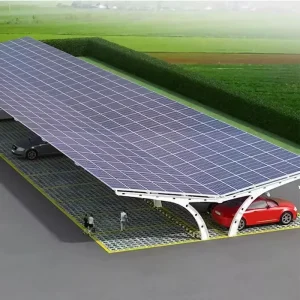 Commercial Aluminum Solar Mounting System, Waterproof Photovoltaic Carport Parking System