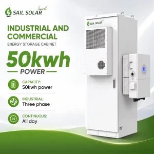 Commercial Energy Storage System Container 30kw 50kwh 60kwh High Voltage Lithium Battery Bess Outdoor Cabinet