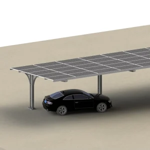 Commercial & Residential Single Cantilever Galvanized Steel Solar Carport Mounting System